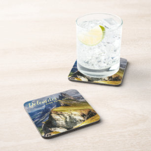 Dessous-de-verre Dolomites pittoresques Tyrol du Sud Italie