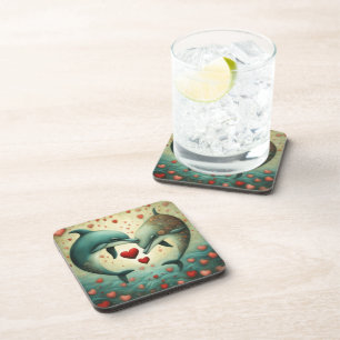 Dessous-de-verre Dolphin Love 2