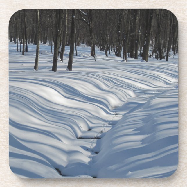 Dessous de verre d'ombre d'hiver (Devant)