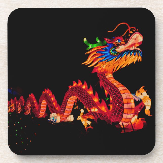 Dessous-de-verre Dragon de défilé chinois (Devant)