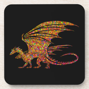Dessous-de-verre Dragon de mosaïque Extraordinaire