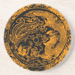 Dessous de verre Dragon et Phoenix