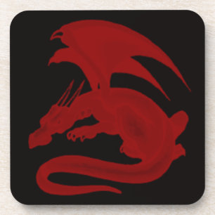 Dessous de verre Dragon Rouge Drakon Maionios