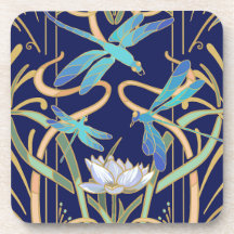 Dragonflies Art Nouveau