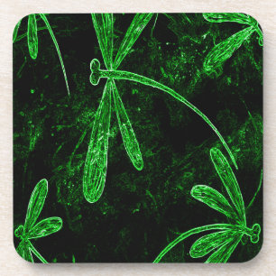 Dessous-de-verre Dragonlies Neon Green