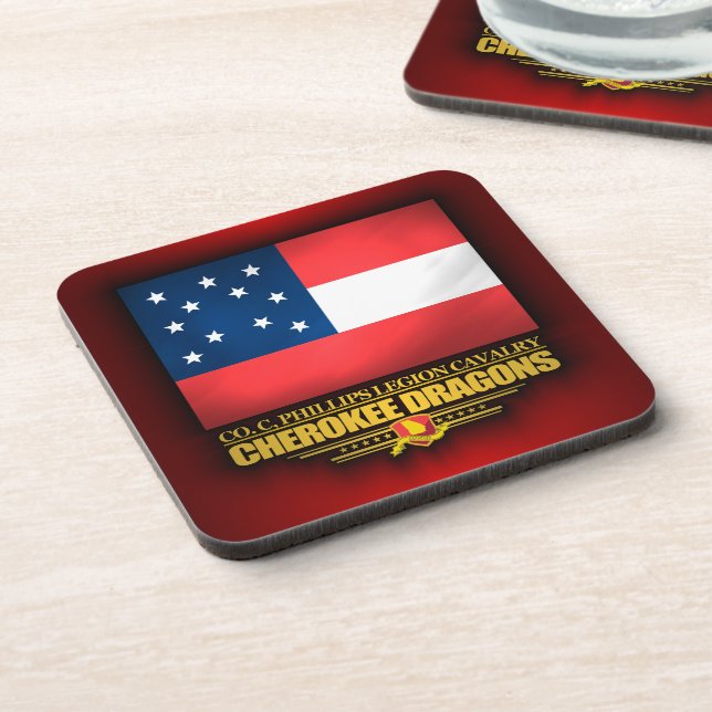 Dessous-de-verre Dragons de Cherokee (Côté gauche)