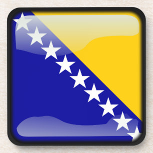 Dessous-de-verre Drapeau de Bosnie-Herzégovine