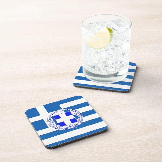 Dessous-de-verre Drapeau de la Grèce (Côté Droit)