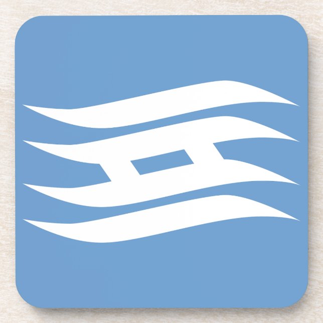 Dessous-de-verre Drapeau de la préfecture d'Osaka, Japon (Devant)