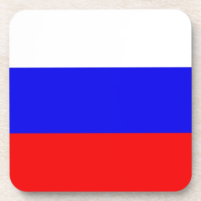 Dessous-de-verre Drapeau de la Russie (Devant)