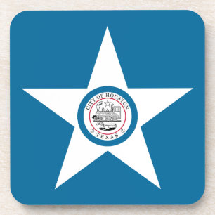 Dessous-de-verre Drapeau de la ville de Houston, Texas