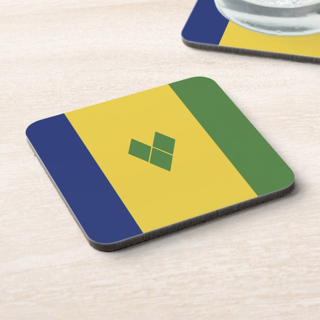 Dessous-de-verre Drapeau de Saint-Vincent-et-les Grenadines (Côté gauche)