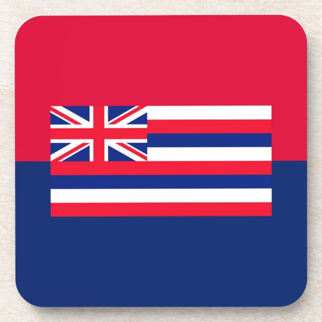 Dessous-de-verre Drapeau d'État d'Hawaii (Devant)