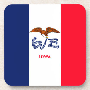 Dessous-de-verre Drapeau d'État Iowa
