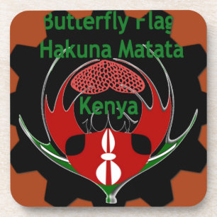 Dessous-de-verre Drapeau du Kenya - Hakuna Matata Patriotic
