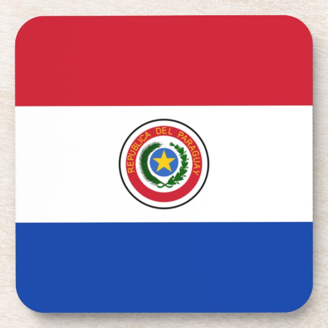 Dessous-de-verre Drapeau du Paraguay (Devant)