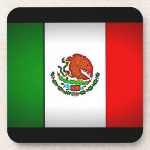 Dessous-de-verre Drapeau mexicain stylisé