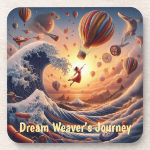 Dessous-de-verre Dream Weaver's Journey : Imaginaire Hot Air Balloo