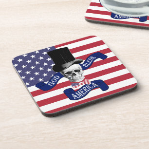 Dessous-de-verre Drôle patriotique américain