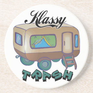 Dessous de verre drôles de grès de terrain de