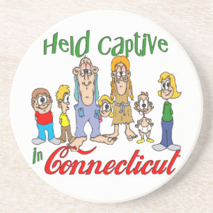 Dessous de verre drôles de grès de terrain de