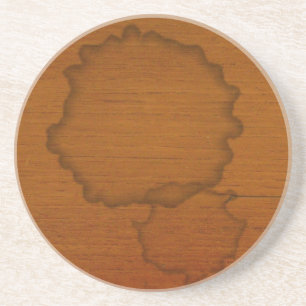 Dessous de verre drôles de tache de café