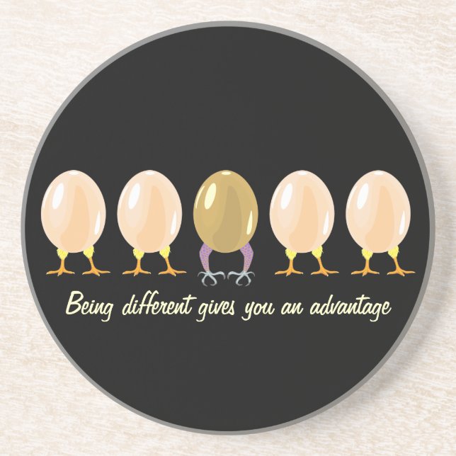 dessous de verre drôles d'oeufs de dragon et de (Devant)