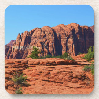 Dessous de verre du canyon 2 de neige