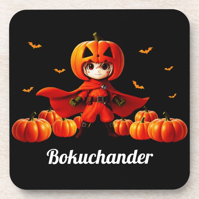 Dessous de verre du citrouille-Héros Bokchander (ボ (Devant)