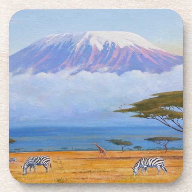 Dessous de verre du mont Kilimandjaro (Devant)