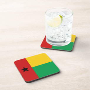 Dessous de verre du pavillon de la Guinée-Bissau