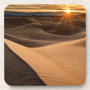 Dessous-de-verre Dunes de Golden Sand, Death Valley, CA