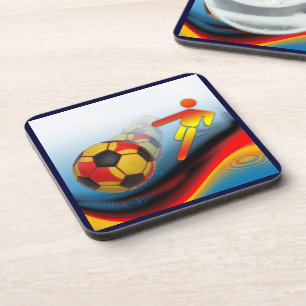 Dessous-de-verre Dynamique du football et du football