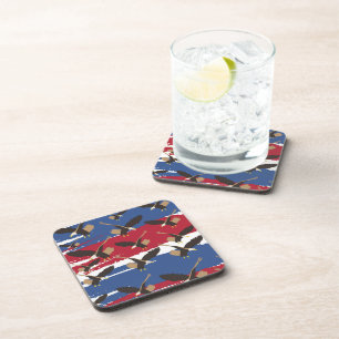 Dessous-de-verre Eagle Bird USA Patriotic American Flag
