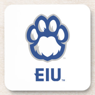 Dessous-de-verre Eastern Illinois Panthers Empreinte de patte & EIU