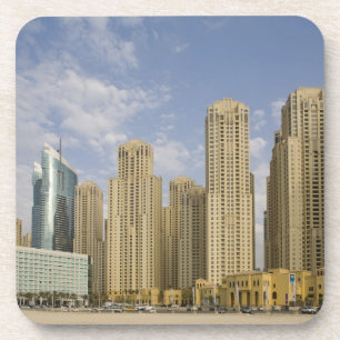Dessous-de-verre EAU, Dubaï, Marina. Résidence de Jumeirah Beach