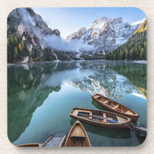 Dessous-de-verre Eau   Pragser Wildsee Dolomites Italie