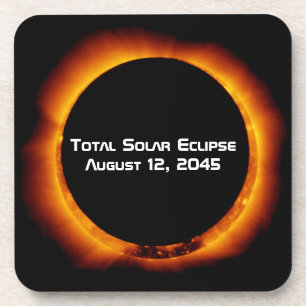 Dessous-de-verre Éclipse solaire totale 2045