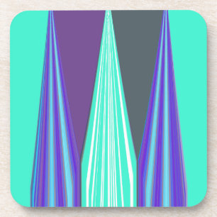 Dessous-de-verre Edgy Blue art
