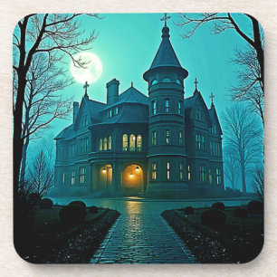 Dessous-de-verre Eerie Victorian Mansion Lune