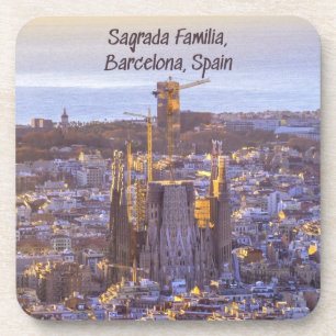 Dessous-de-verre Église catholique de la Sagrada Familia, Barcelon