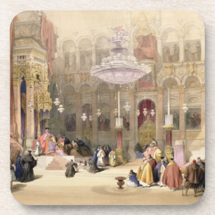 Dessous-de-verre Église grecque de la tombe sainte, Jérusalem, avr.