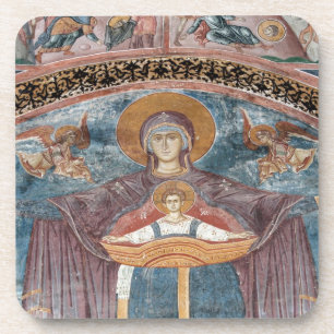 Dessous-de-verre Église orthodoxe serbe, et site UNESCO, 2
