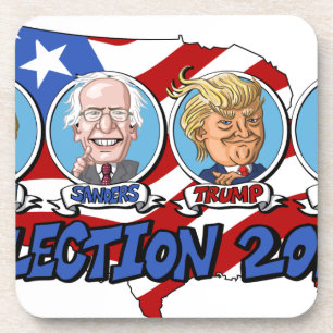 Dessous-de-verre Élection 2016 présidentielle