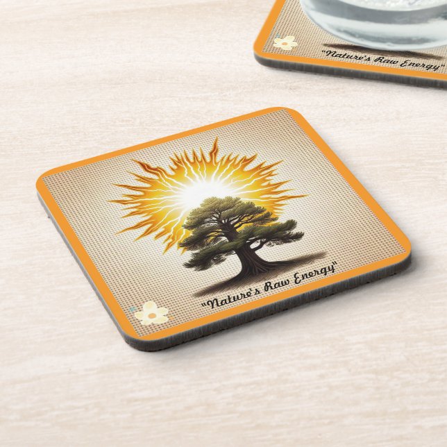 Dessous-de-verre "Électricité" (Côté gauche)