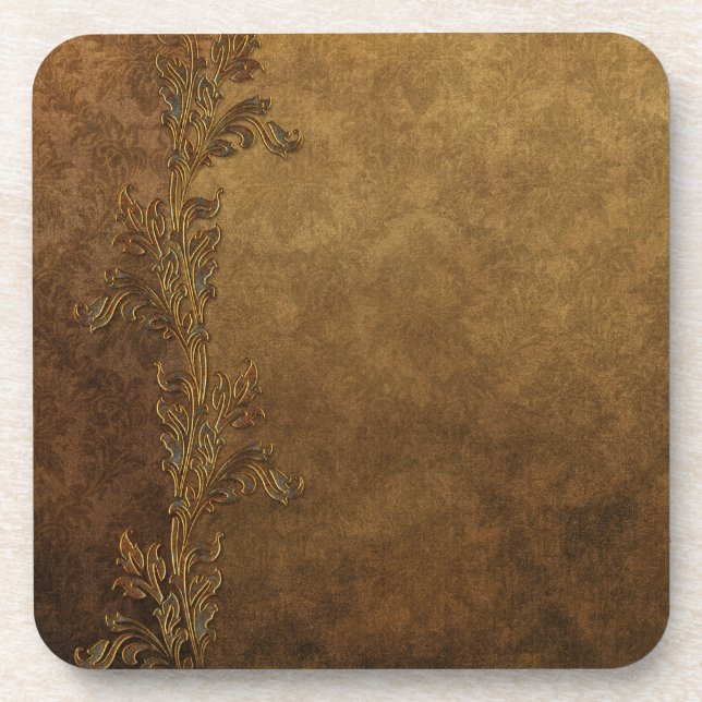 Dessous-de-verre Élégant Brown toscan (Devant)