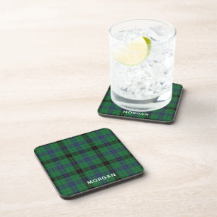 Dessous-de-verre Élégant Carreaux Davidson Tartan Personnalisé