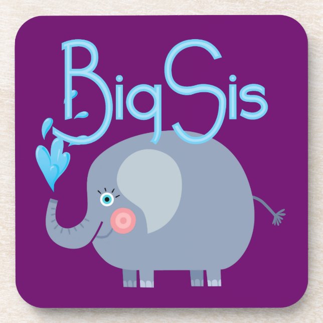 Dessous-de-verre Elephant Big Sis (Devant)