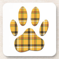 Empreinte de patte de chien Tartan