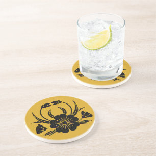 DESSOUS DE VERRE EN GRÈS 小山蟹桜